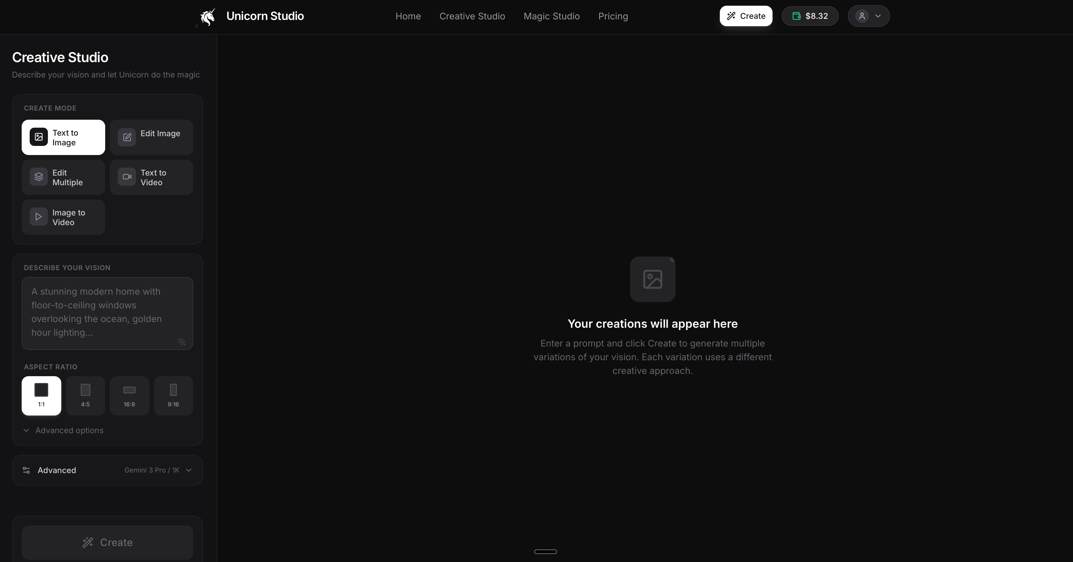 AI-Powered Image Studio for Real Estate